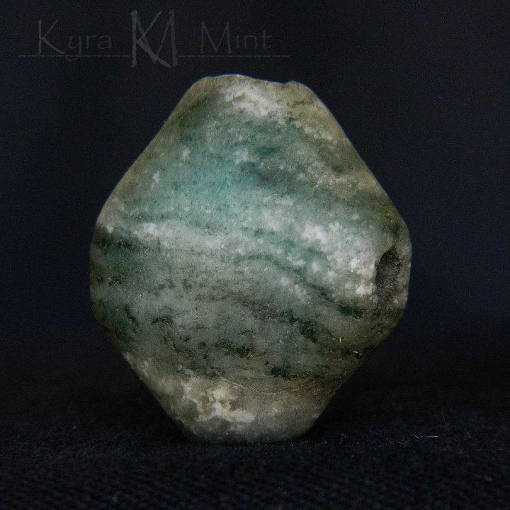 Pendentif Quartz Prase Médiéval (pmqp1) – Image 3